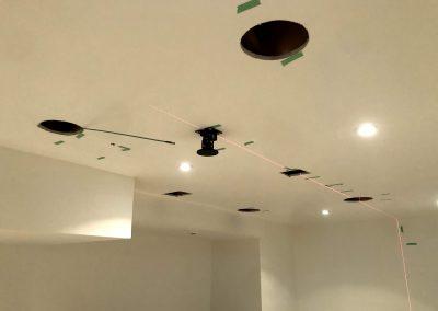 5.1 Ceiling Speaker installation for home theatre room